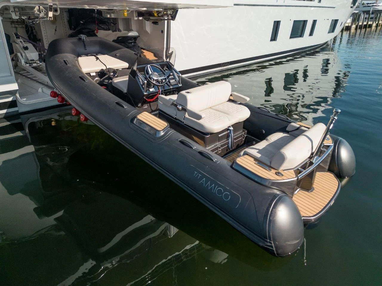 a boat on the water aboard ECLIPSE Yacht for Sale