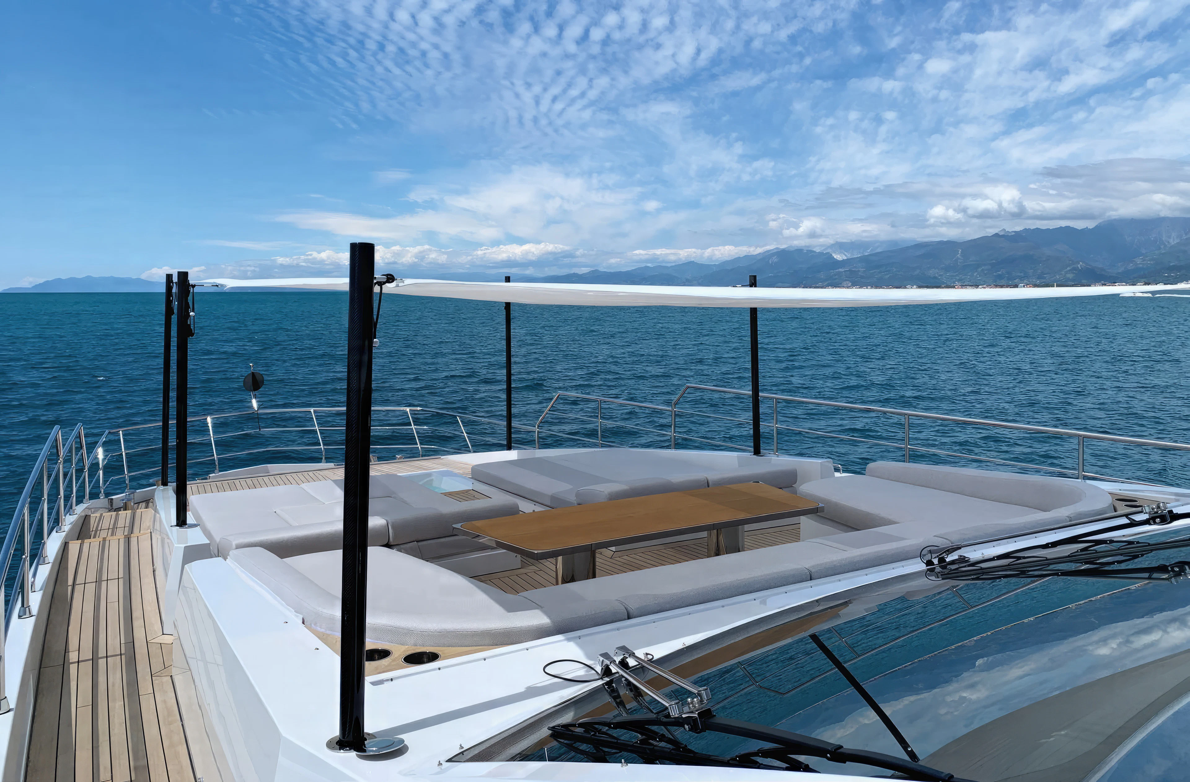 a boat on the water aboard ECLIPSE Yacht for Sale