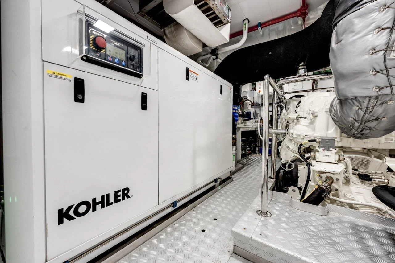 a machine in a room aboard ECLIPSE Yacht for Sale