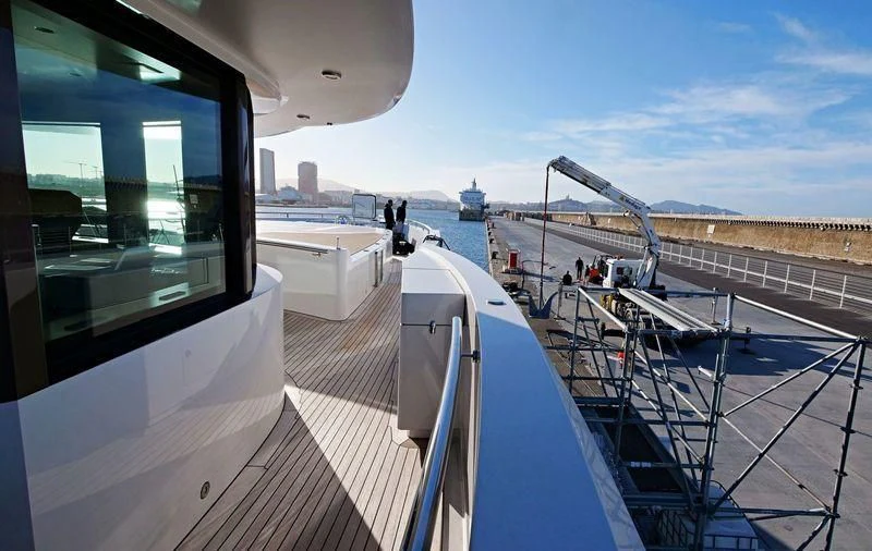 a boat on the water aboard MADAME KATE Yacht for Sale
