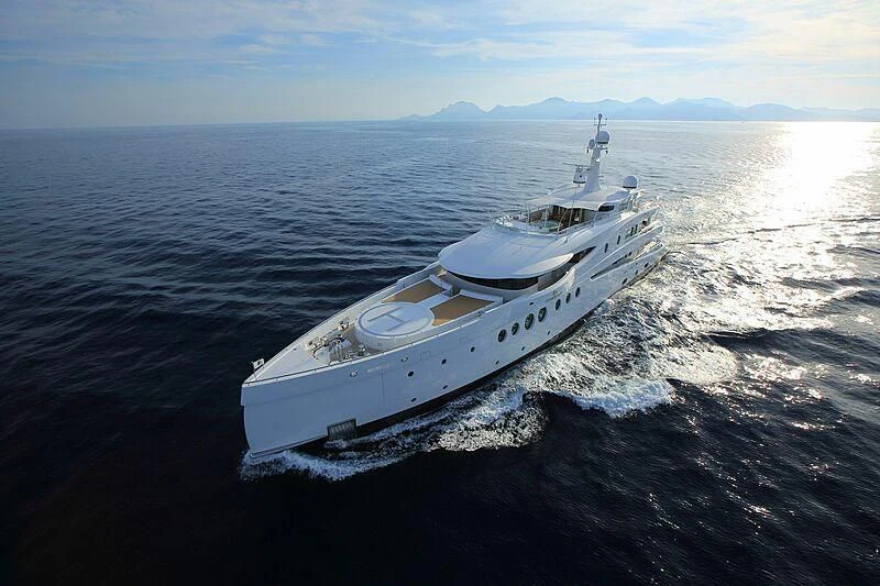a boat on the water aboard MADAME KATE Yacht for Sale