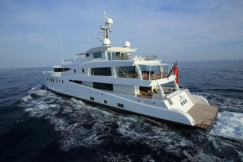 a boat on the water aboard MADAME KATE Yacht for Sale