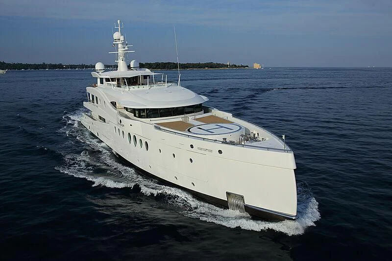 a ship on the water aboard MADAME KATE Yacht for Sale