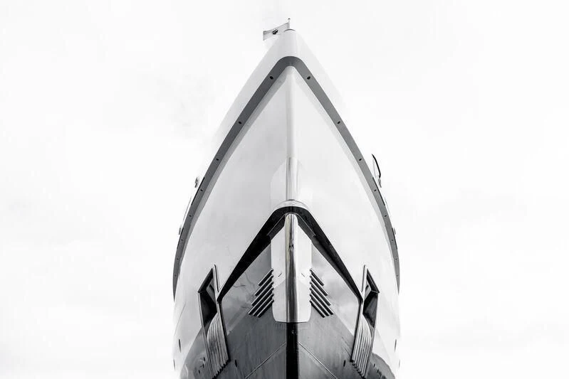 a tall metal tower aboard MADAME KATE Yacht for Sale