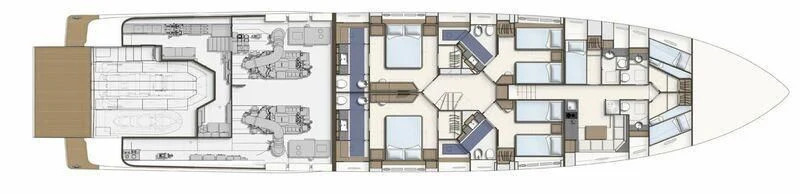 diagram aboard LADY DOROTHEA Yacht for Sale
