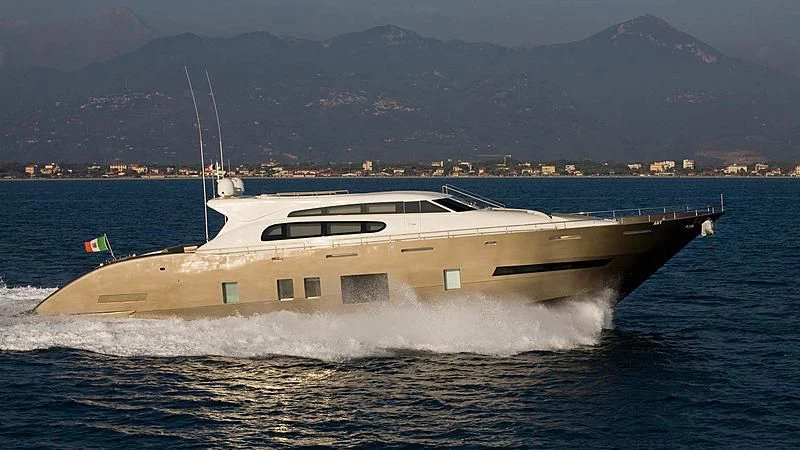 a boat on the water aboard AHT Yacht for Sale