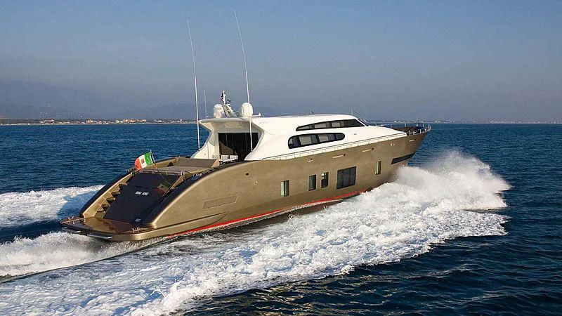 a boat on the water aboard AHT Yacht for Sale