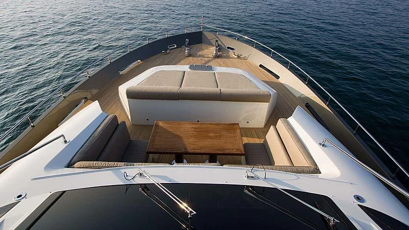 a boat on the water aboard AHT Yacht for Sale