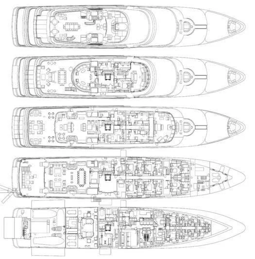diagram aboard EBONY SHINE Yacht for Sale