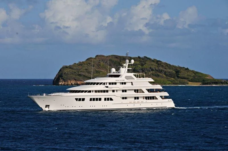 a boat on the water aboard EBONY SHINE Yacht for Sale