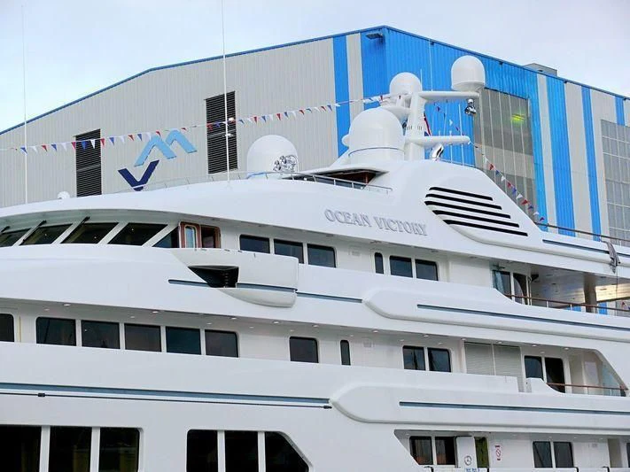 a large cruise ship aboard EBONY SHINE Yacht for Sale