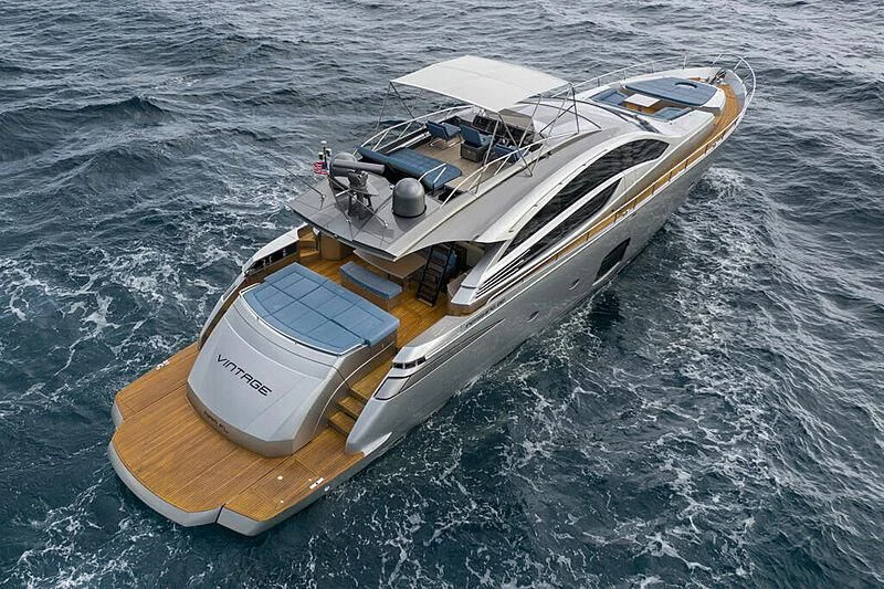a boat in the water aboard UPTOWN GIRL Yacht for Sale