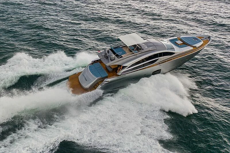 a boat on the water aboard UPTOWN GIRL Yacht for Sale