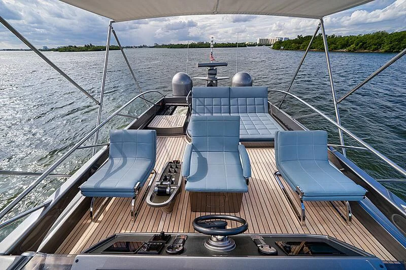 a boat on the water aboard UPTOWN GIRL Yacht for Sale