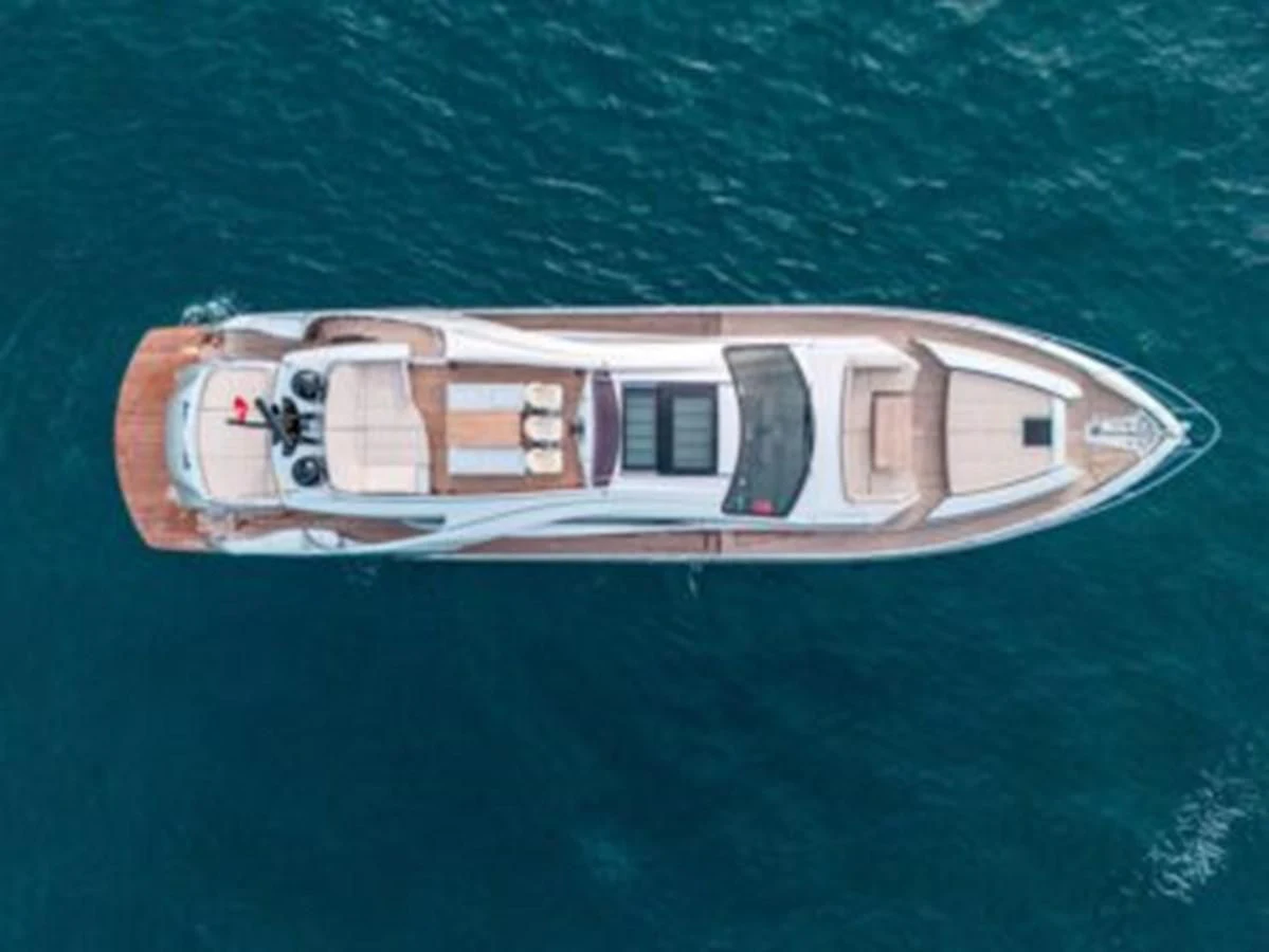 a boat in the water aboard SURVIVOR OF LONDON Yacht for Sale