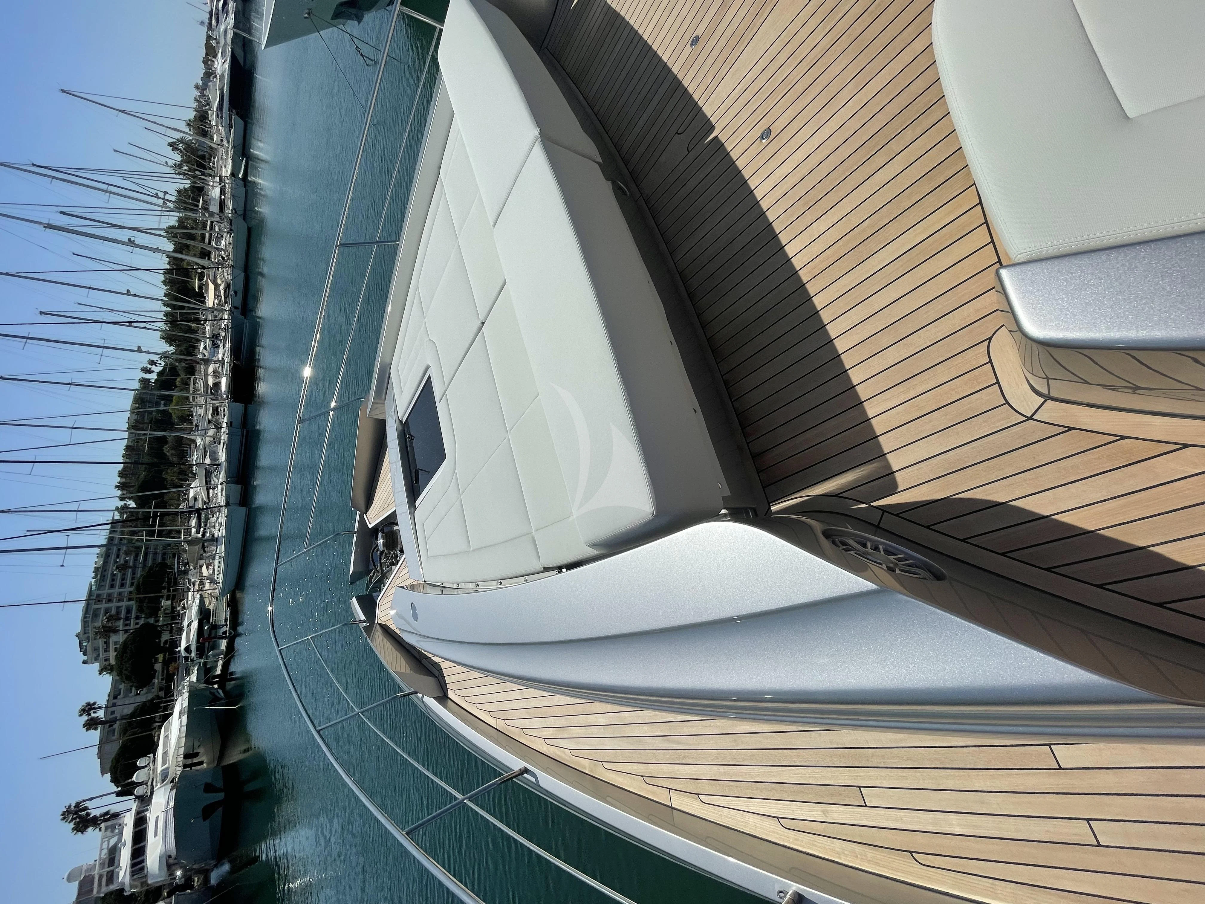 a building with a tower aboard SURVIVOR OF LONDON Yacht for Sale