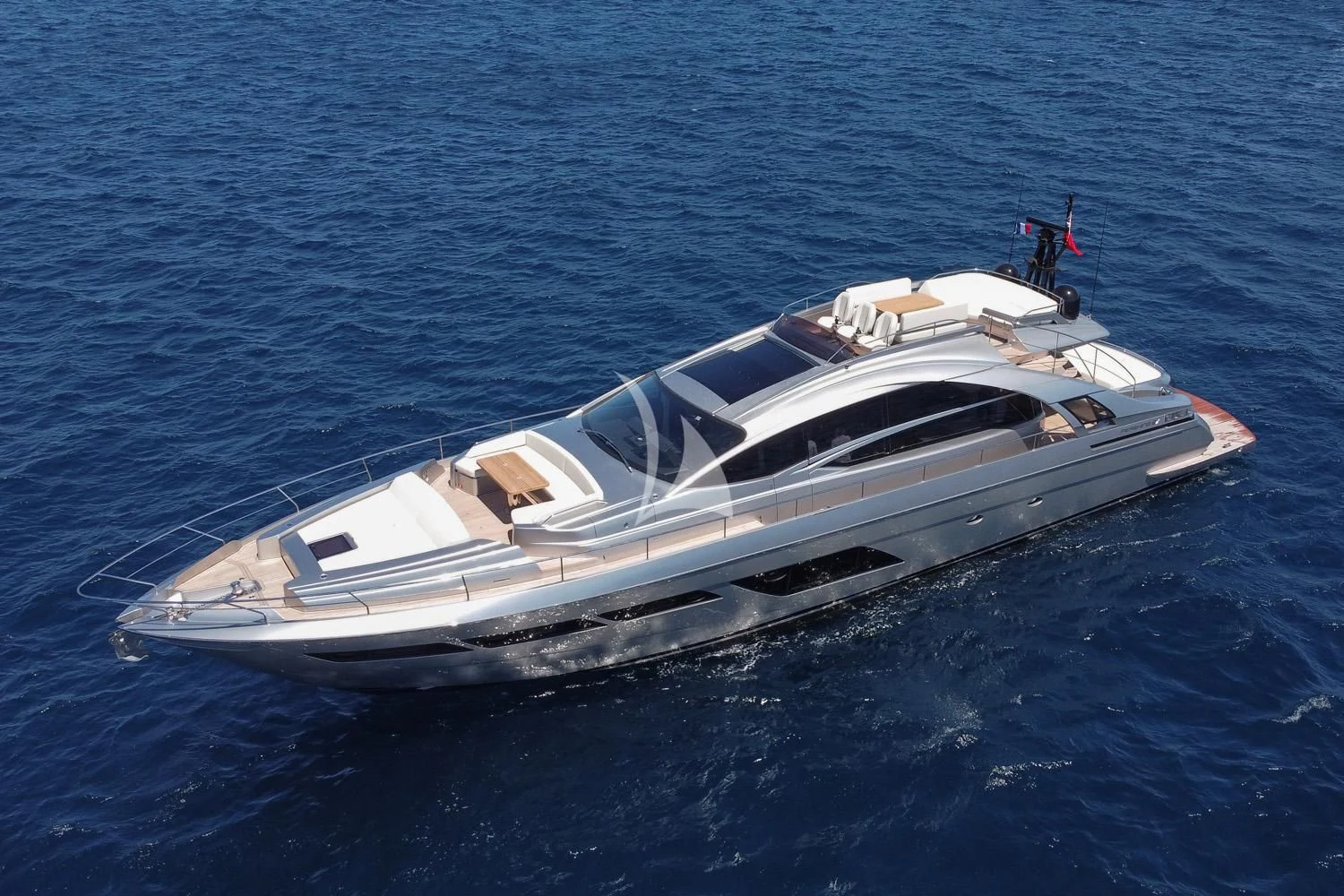 a white yacht in the water aboard SURVIVOR OF LONDON Yacht for Sale