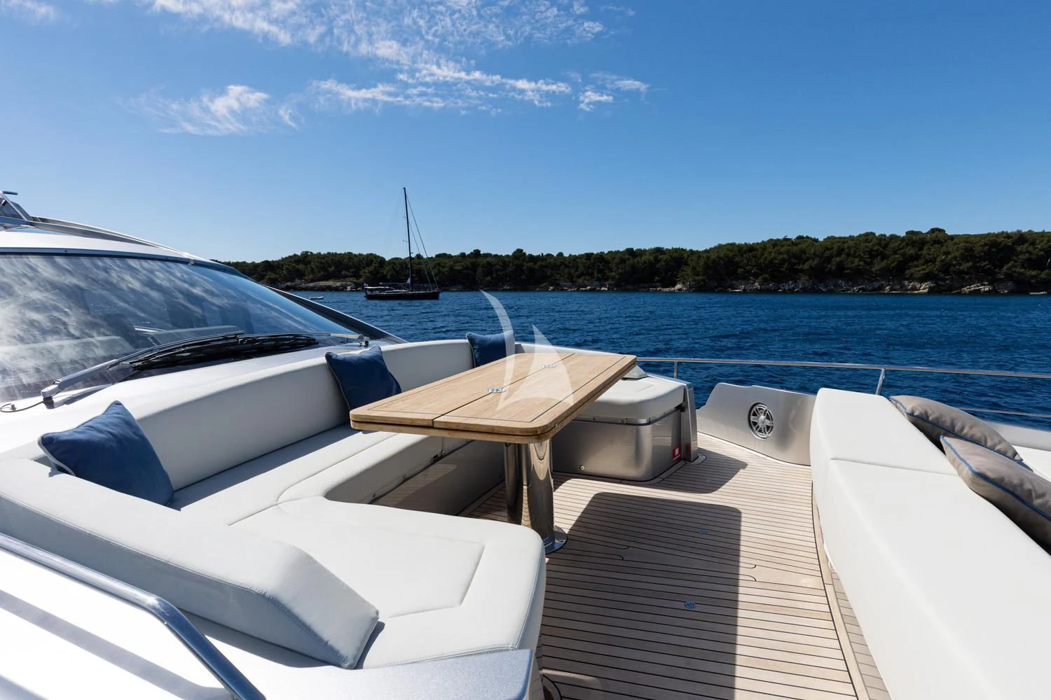 a boat on the water aboard SURVIVOR OF LONDON Yacht for Sale