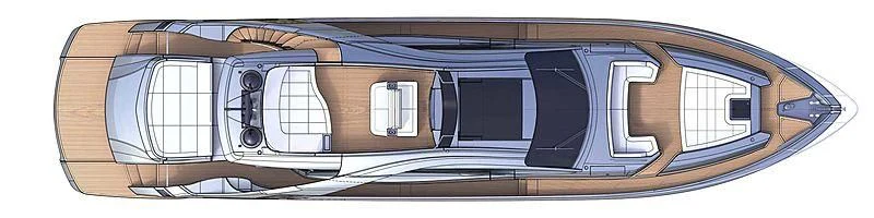 a close-up of a model of a building aboard SURVIVOR OF LONDON Yacht for Sale