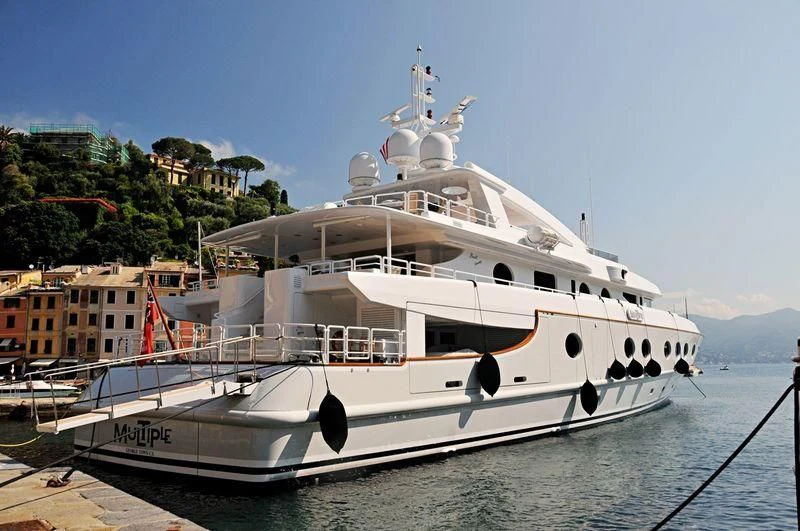 a large white boat aboard QUEEN AIDA Yacht for Sale