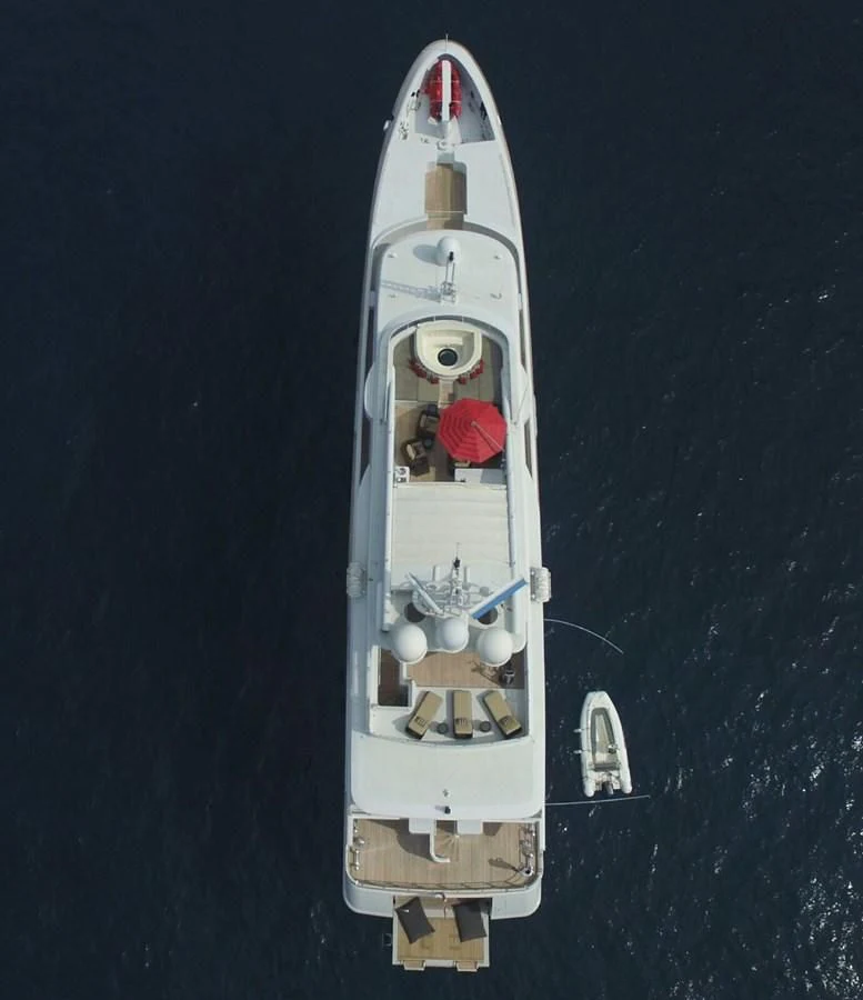 a space shuttle in the sky aboard QUEEN AIDA Yacht for Sale