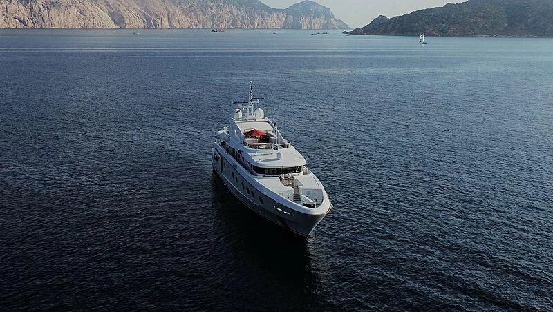 a boat on the water aboard QUEEN AIDA Yacht for Sale