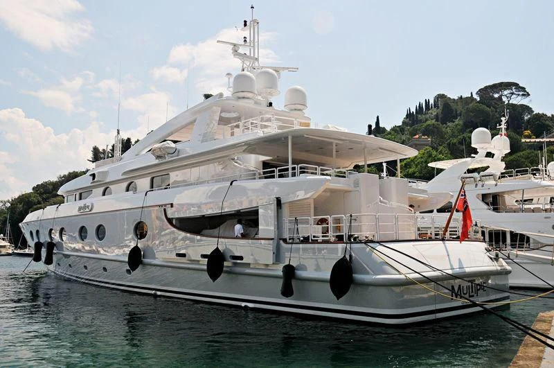 a large white boat aboard QUEEN AIDA Yacht for Sale