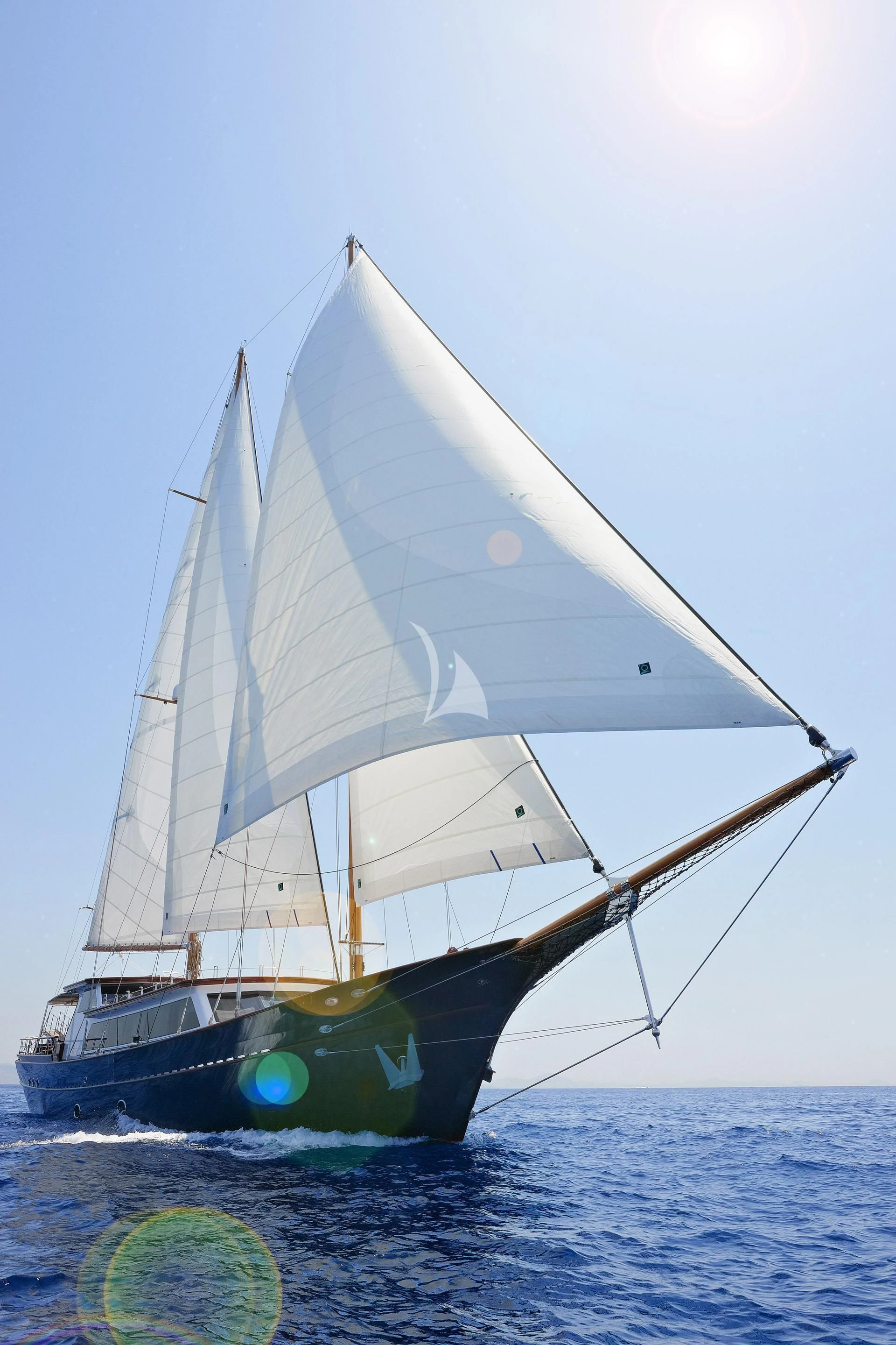 a boat on the water aboard IRAKLIS L Yacht for Charter