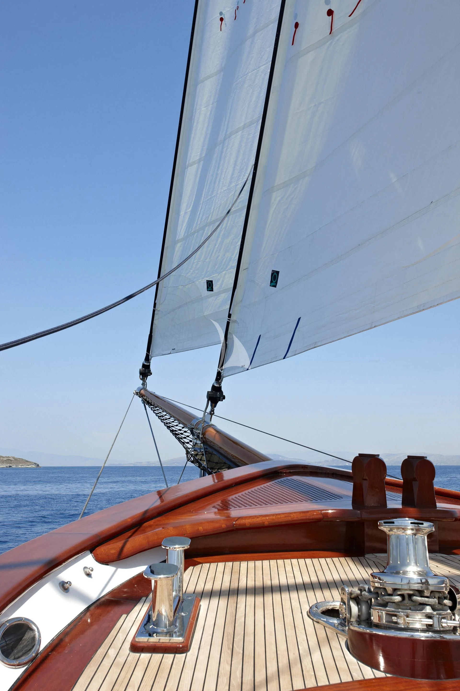 a sailboat on the water aboard IRAKLIS L Yacht for Charter