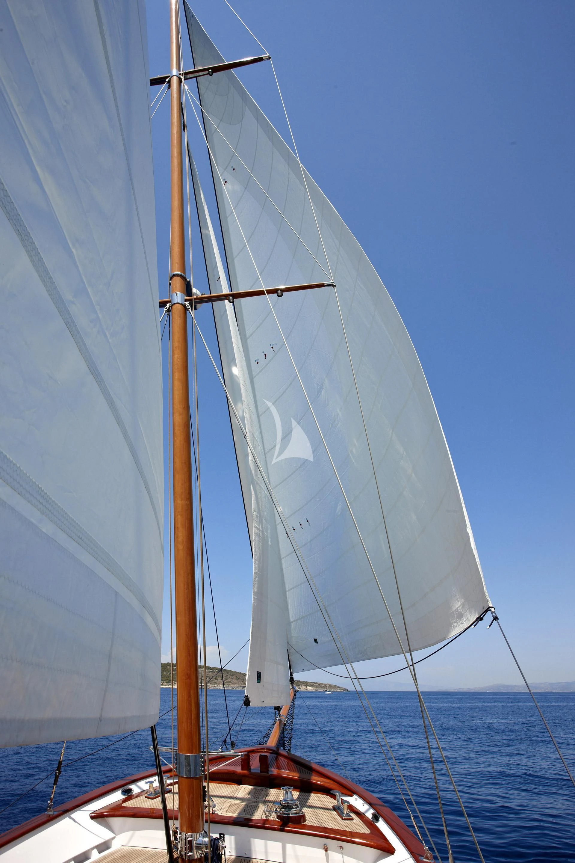 a sailboat on the water aboard IRAKLIS L Yacht for Charter