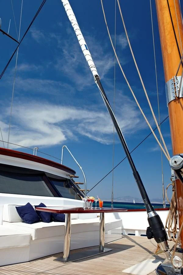a boat on the water aboard IRAKLIS L Yacht for Charter