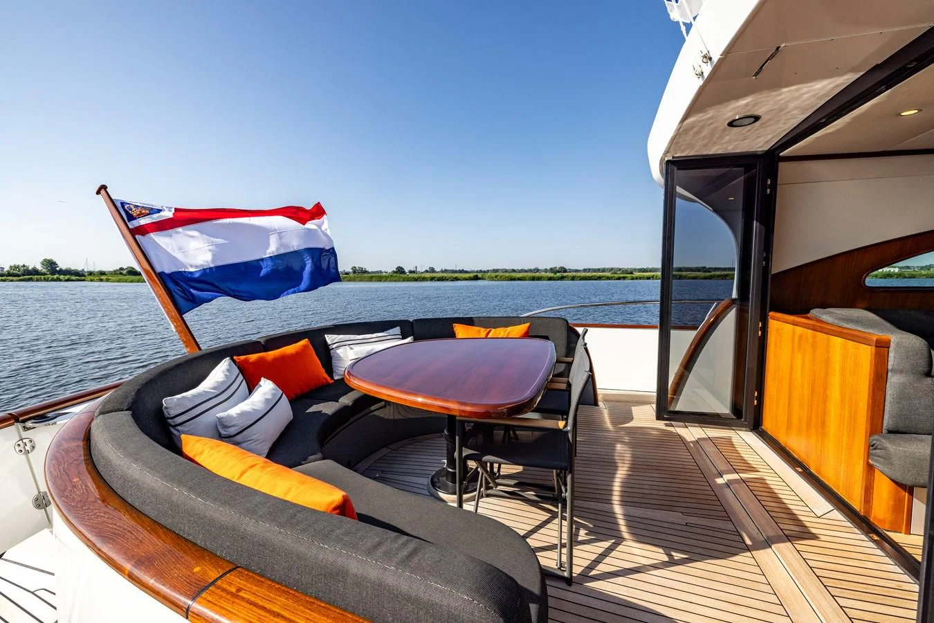 a boat on the water aboard OYSTER Yacht for Sale