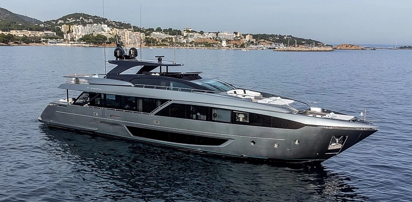 a boat on the water aboard RIVIERA Yacht for Sale