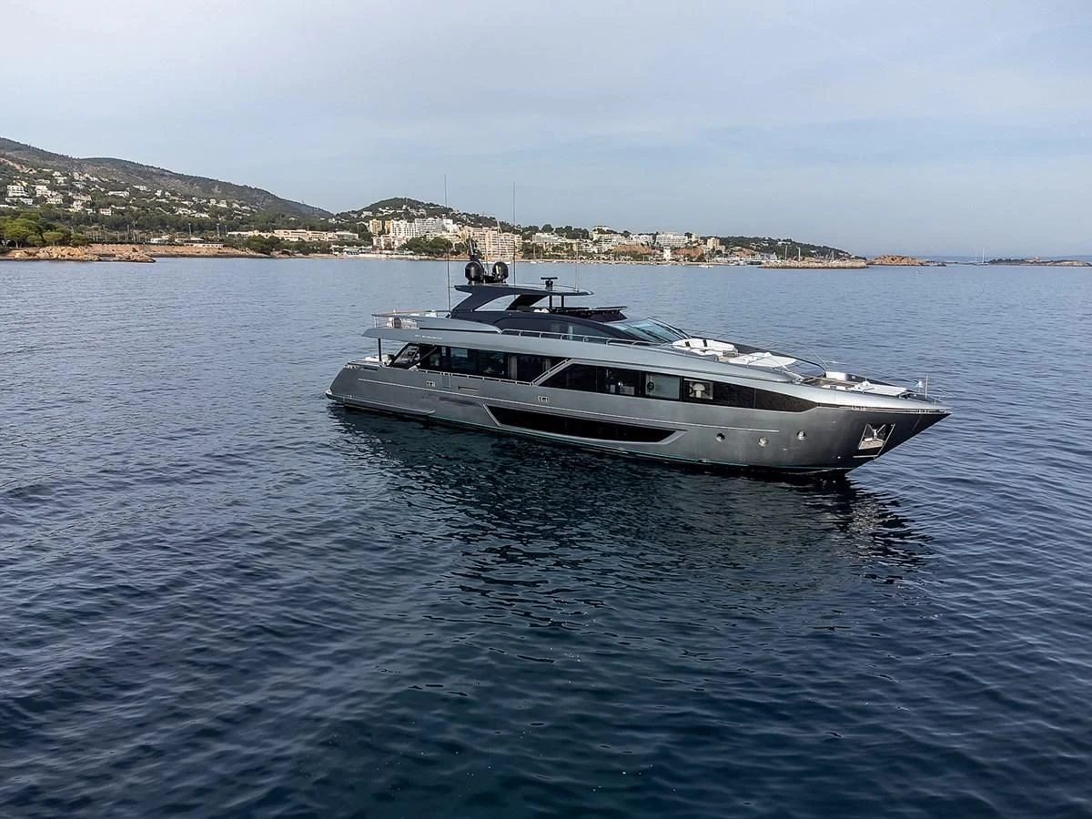 a boat on the water aboard RIVIERA Yacht for Sale