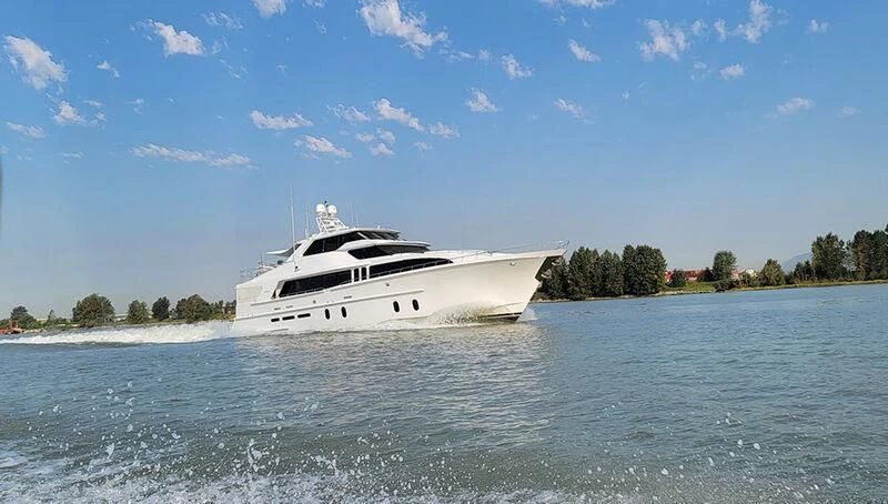 a boat on the water aboard SOUTHERN BREW Yacht for Sale