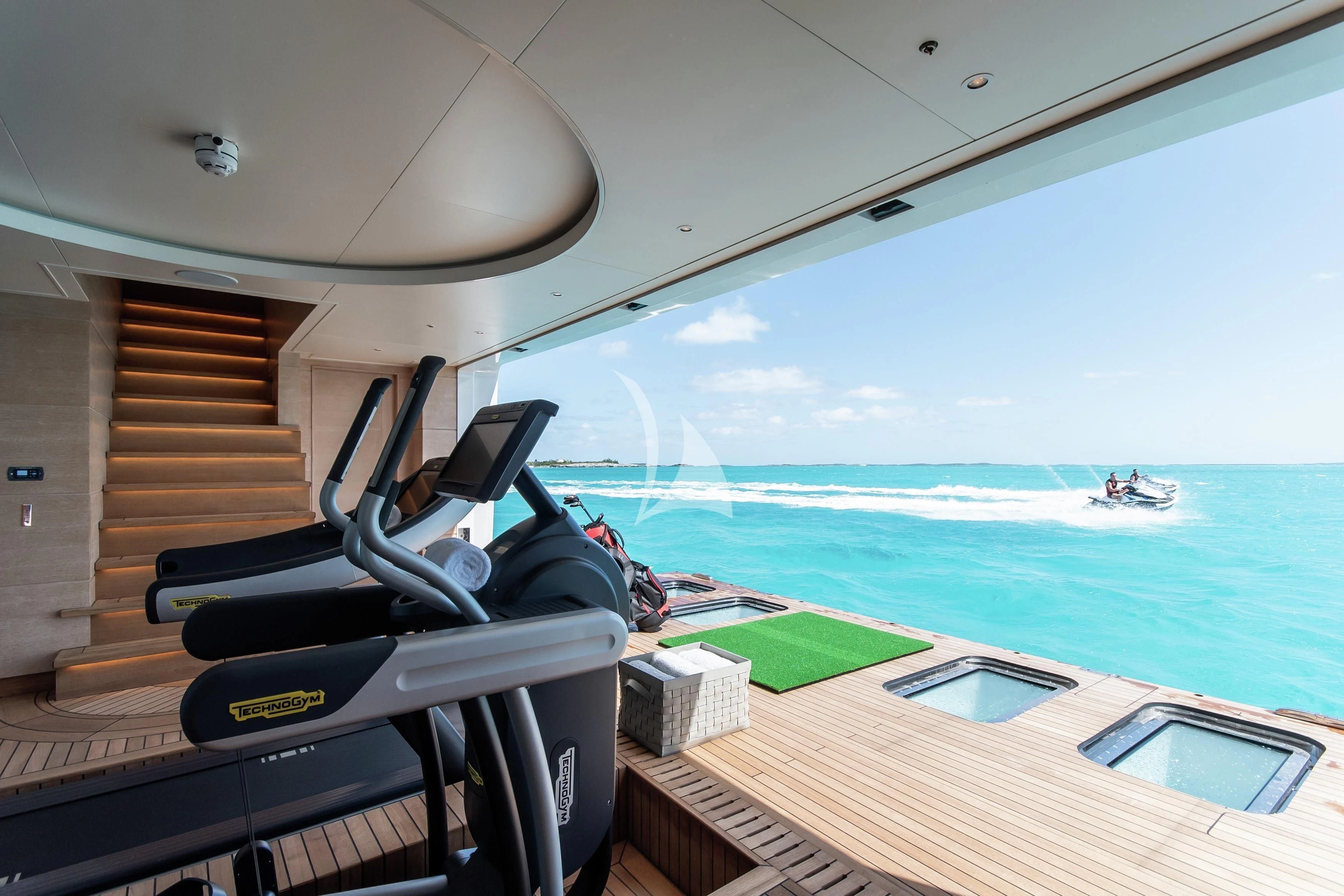 a boat on the water aboard NORTH STAR Yacht for Sale