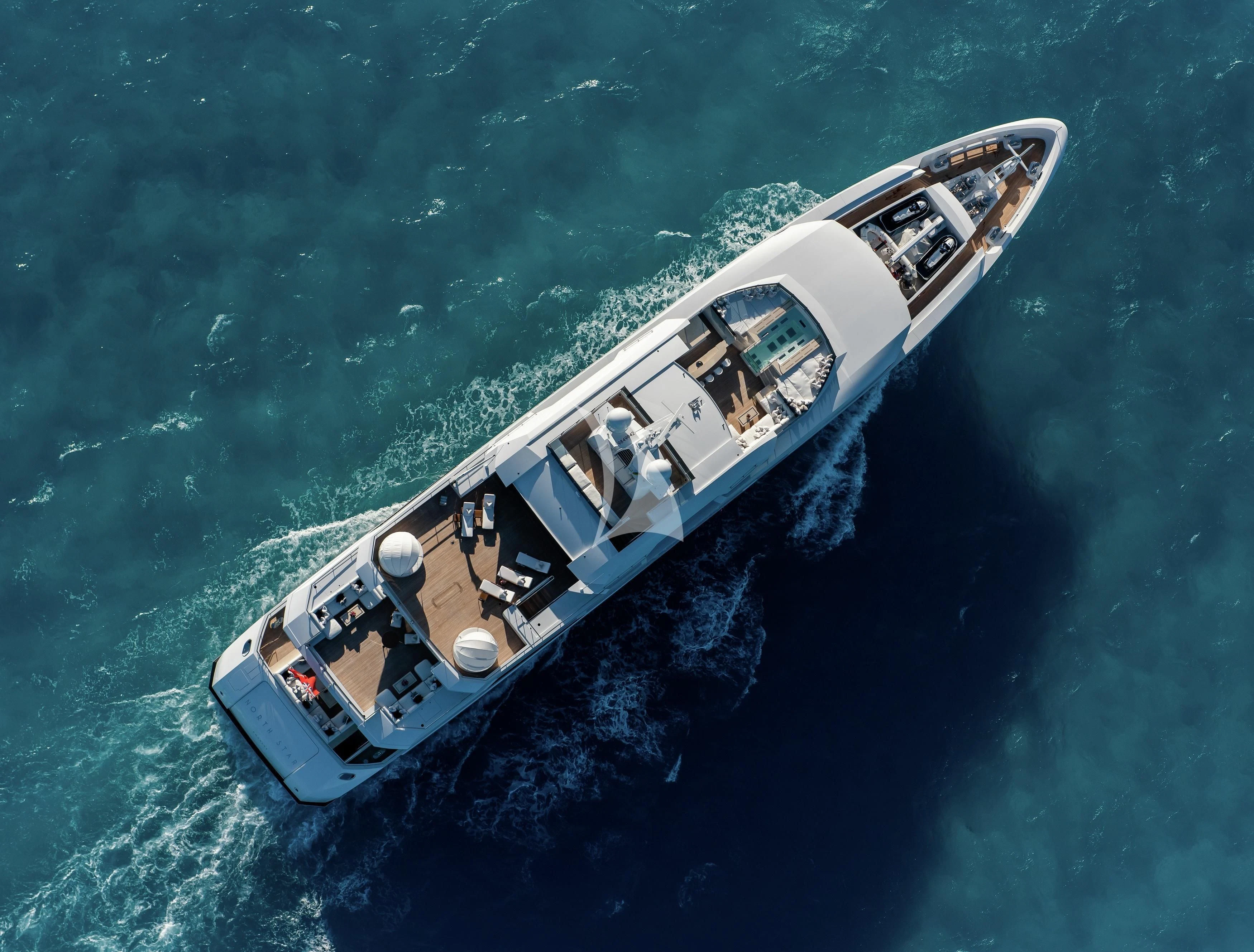 a satellite in the water aboard NORTH STAR Yacht for Sale