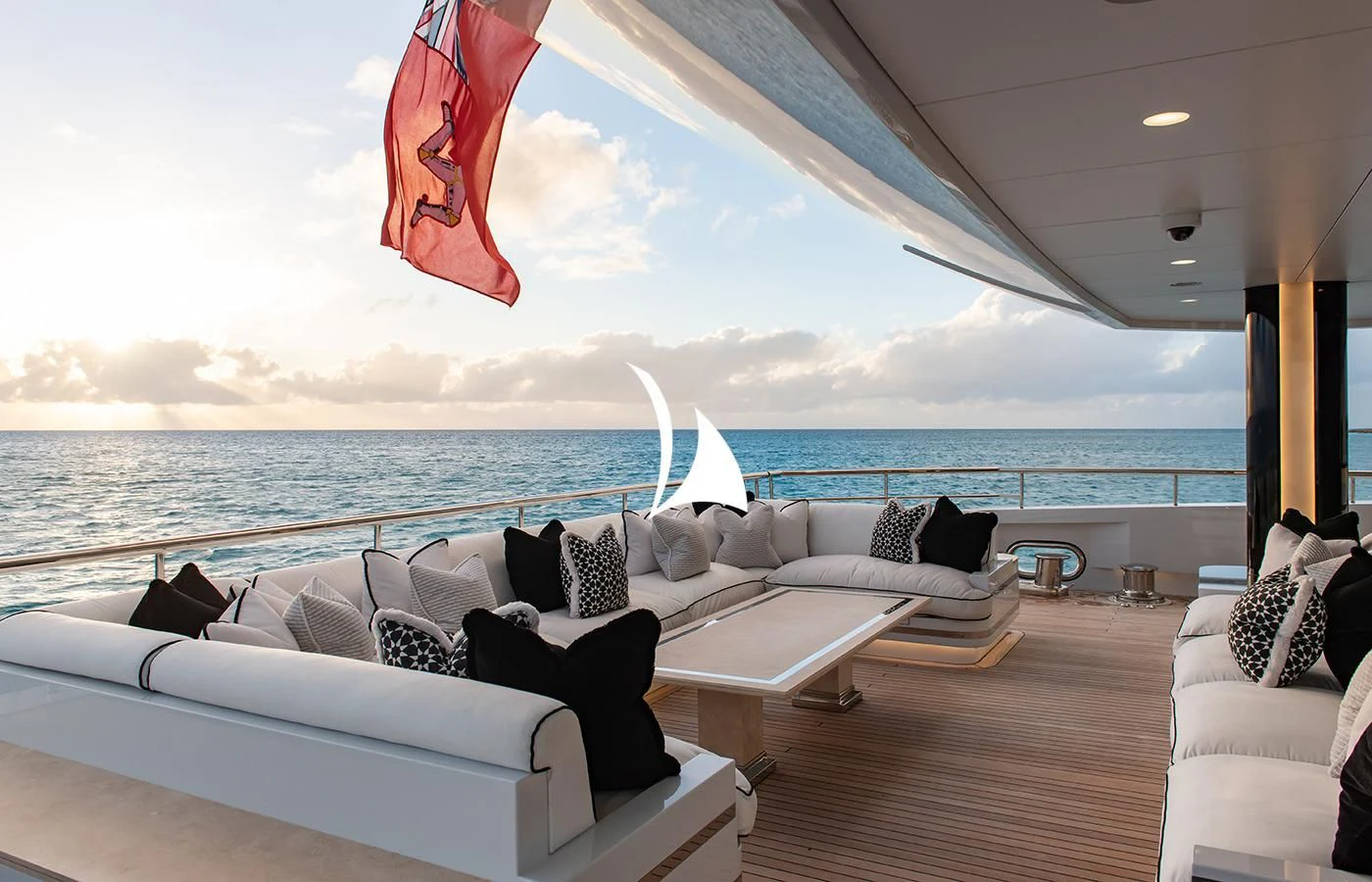 a large boat on a body of water aboard NORTH STAR Yacht for Sale