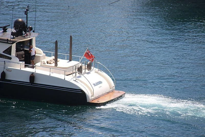 a boat in the water aboard BLOOMS Yacht for Sale