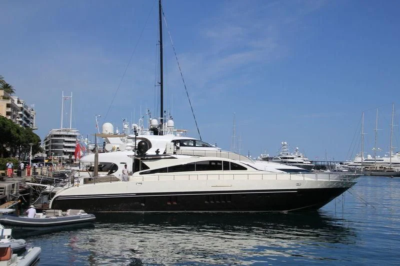 a boat in the water aboard BLOOMS Yacht for Sale