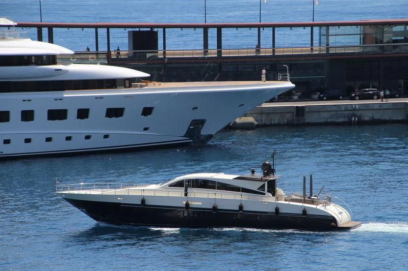 a boat in the water aboard BLOOMS Yacht for Sale