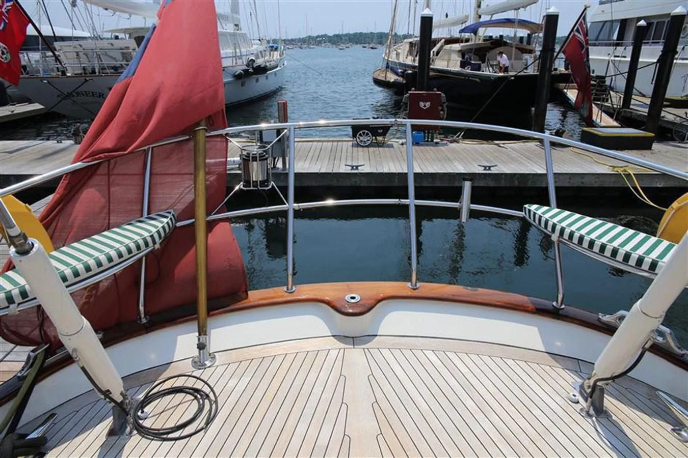 a boat on the water aboard WHIRLWIND Yacht for Sale