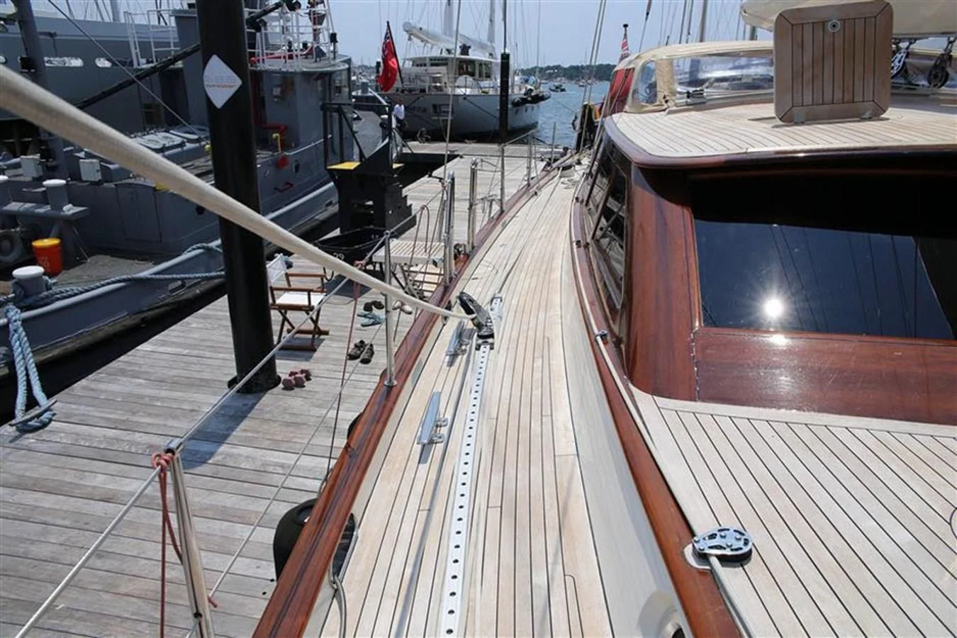 a large ship with many locks aboard WHIRLWIND Yacht for Sale