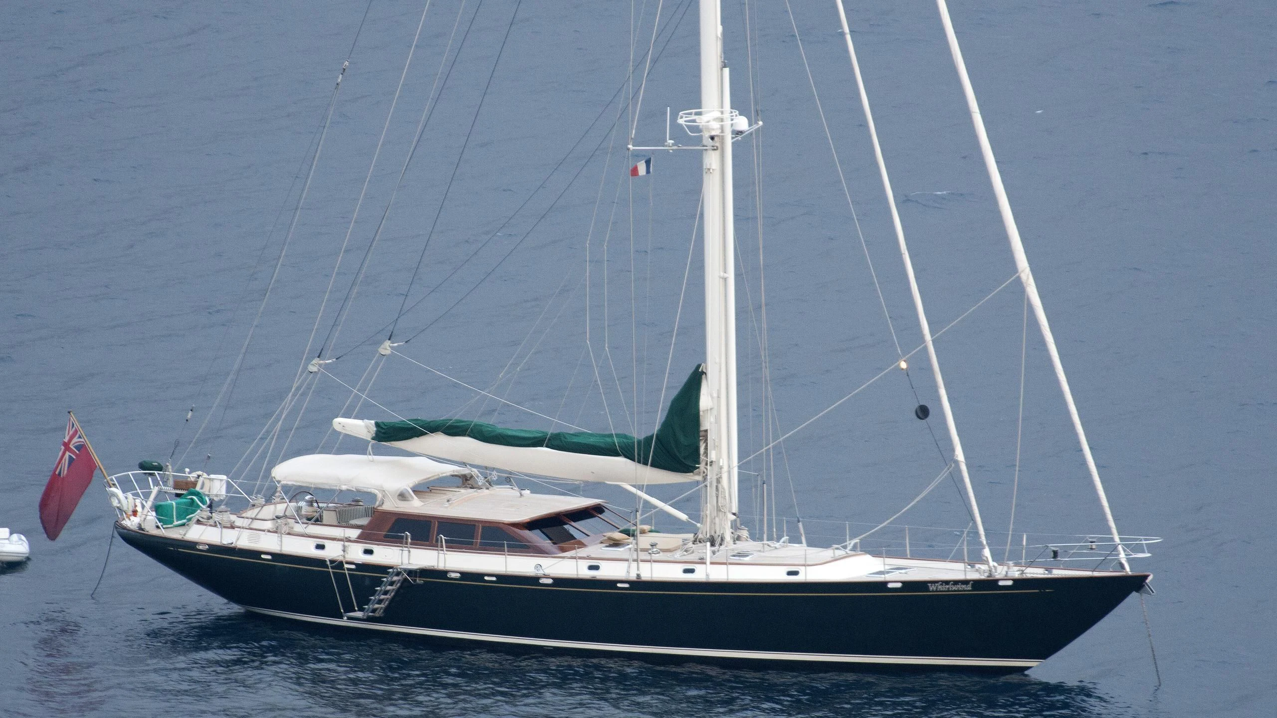 a boat on the water aboard WHIRLWIND Yacht for Sale