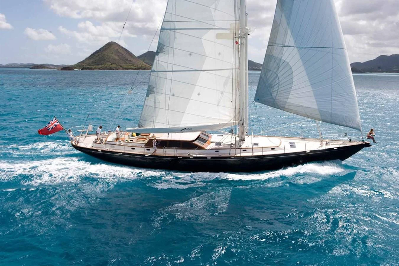 a boat on the water aboard WHIRLWIND Yacht for Sale