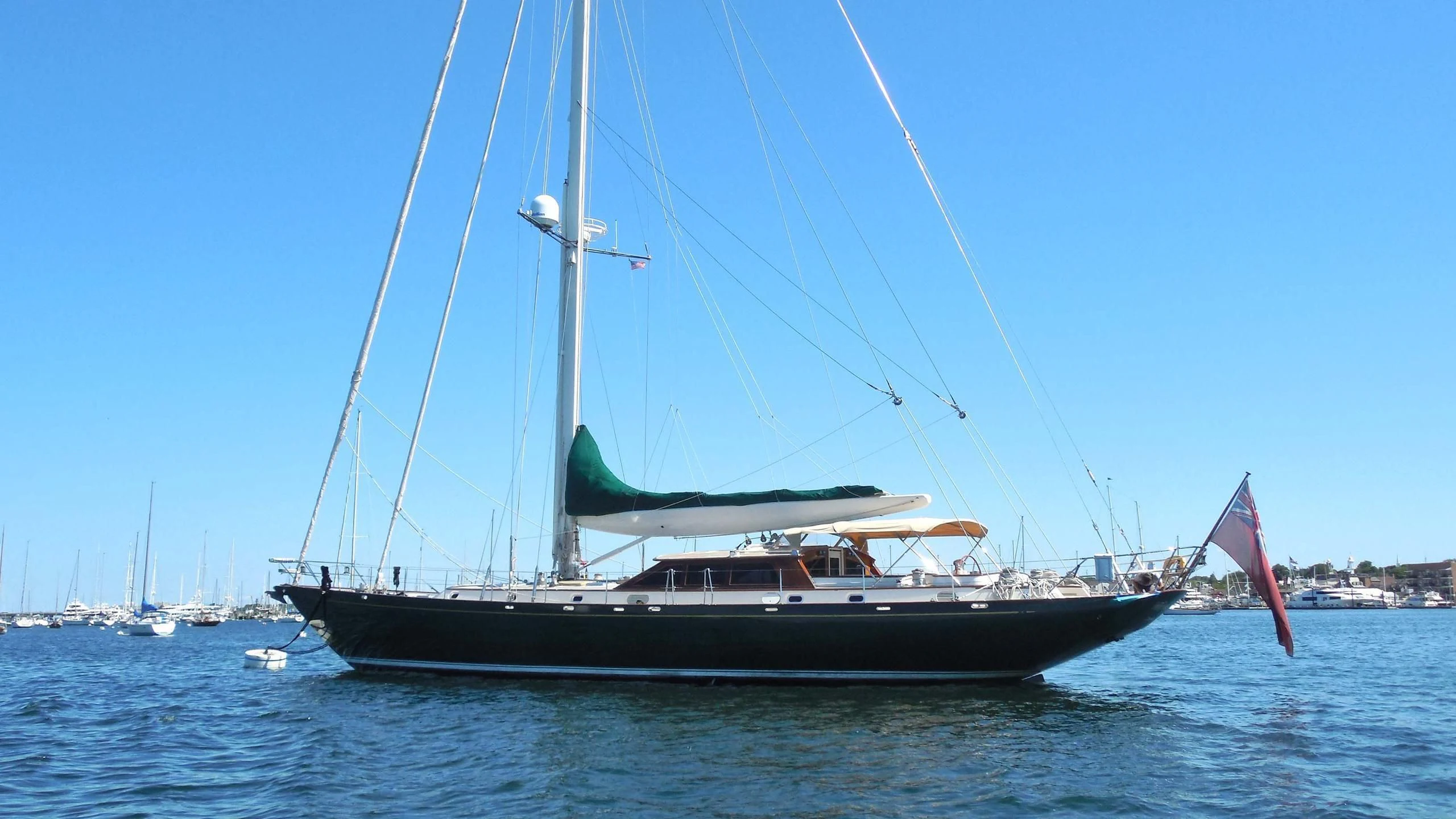 a boat on the water aboard WHIRLWIND Yacht for Sale