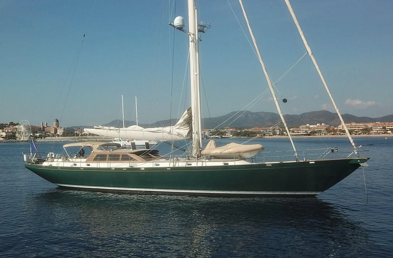 a boat on the water aboard WHIRLWIND Yacht for Sale