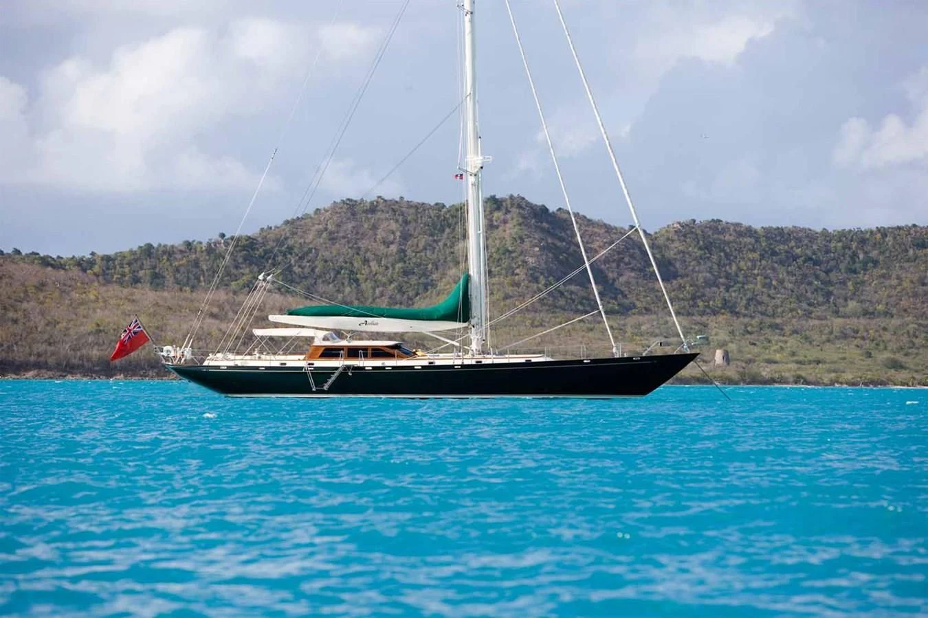 a boat in the water aboard WHIRLWIND Yacht for Sale