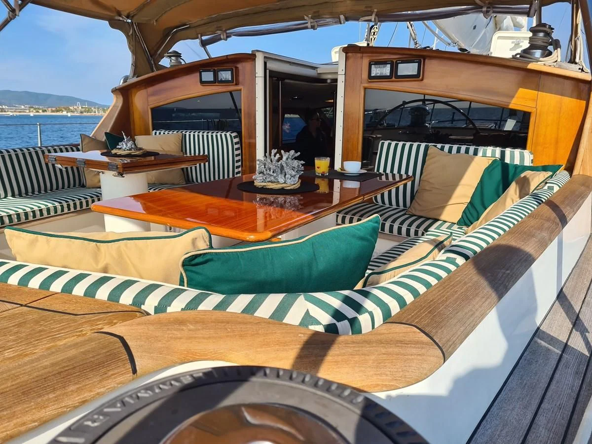a boat on the water aboard WHIRLWIND Yacht for Sale