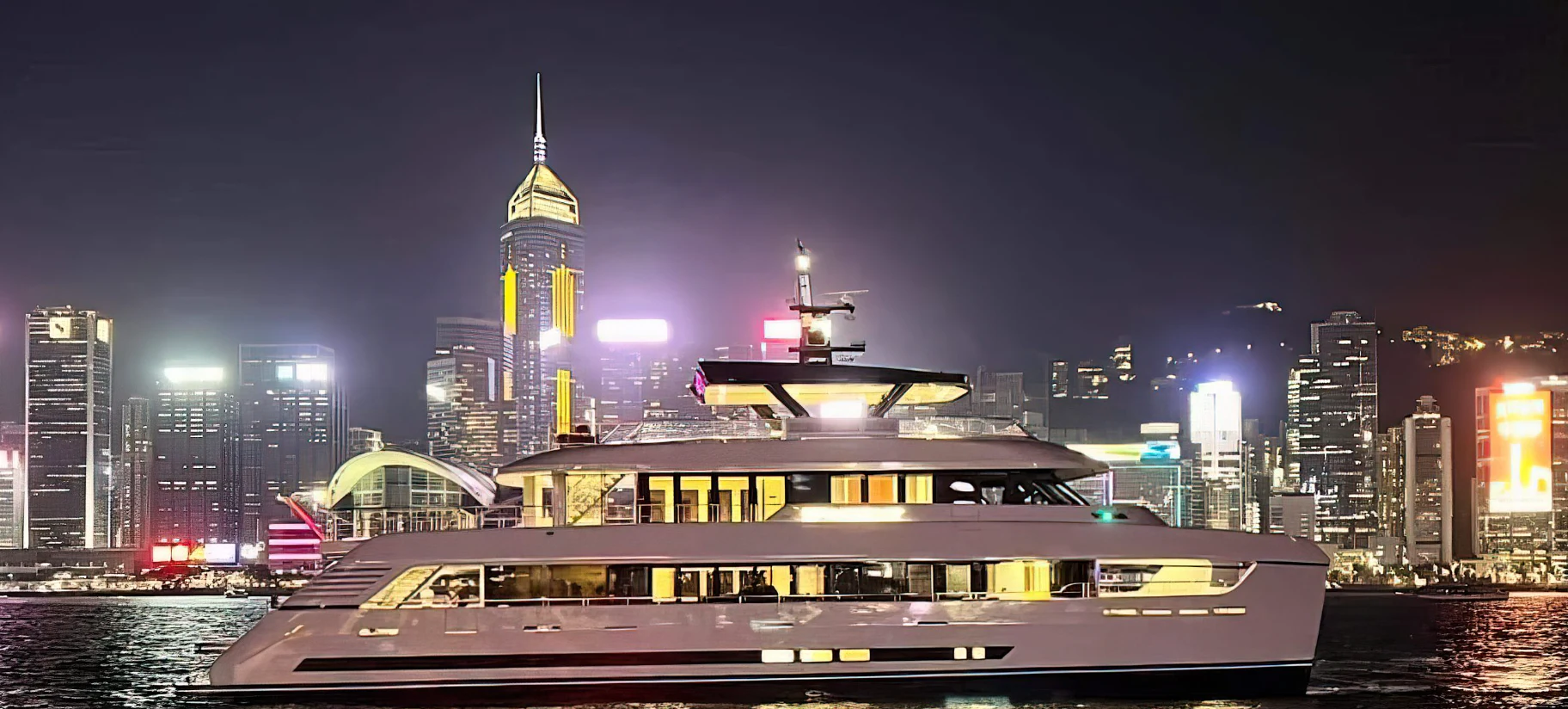 a boat in the water aboard SILVERCAT Yacht for Sale